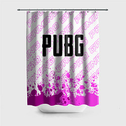 Шторка для душа PUBG pro gaming: символ сверху, цвет: 3D-принт