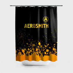 Шторка для ванной Aerosmith - gold gradient: символ сверху
