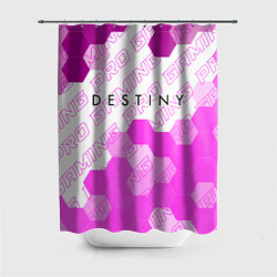 Шторка для душа Destiny pro gaming: символ сверху, цвет: 3D-принт