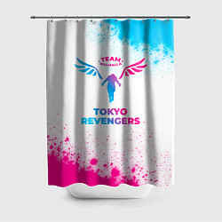 Шторка для ванной Tokyo Revengers neon gradient style