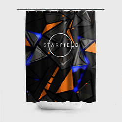 Шторка для душа Starfield logo abstract, цвет: 3D-принт