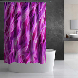 Шторка для душа Розова ткань текстуры, цвет: 3D-принт — фото 2