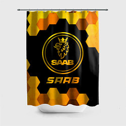 Шторка для ванной Saab - gold gradient