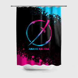 Шторка для ванной Akame ga Kill - neon gradient