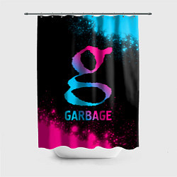 Шторка для ванной Garbage - neon gradient