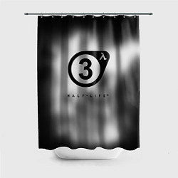 Шторка для душа Half life 3 black, цвет: 3D-принт