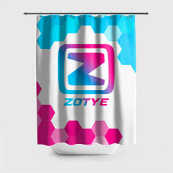 Шторка для ванной Zotye neon gradient style