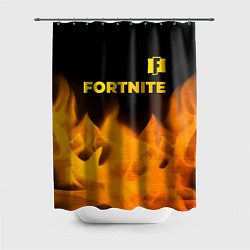 Шторка для ванной Fortnite - gold gradient: символ сверху