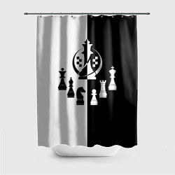 Шторка для ванной Шахматист гроссмейстер