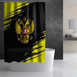 Шторка для душа Имперская Россия герб, цвет: 3D-принт — фото 2