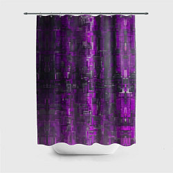 Шторка для душа Фиолетовый металл модерн, цвет: 3D-принт