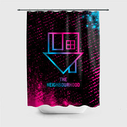 Шторка для душа The Neighbourhood - neon gradient, цвет: 3D-принт