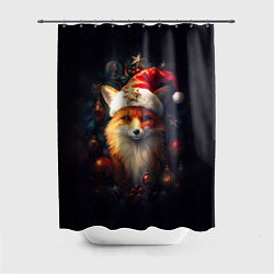 Шторка для ванной New year s fox