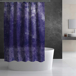 Шторка для душа Абстракция - violet color background, цвет: 3D-принт — фото 2