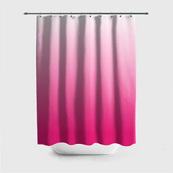 Шторка для ванной Бело-розовый градиент