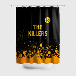 Шторка для душа The Killers - gold gradient посередине, цвет: 3D-принт