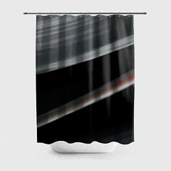 Шторка для ванной Black grey abstract