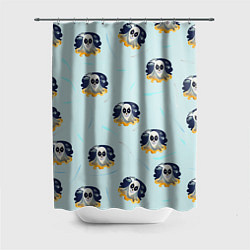 Шторка для ванной Призрак и линии