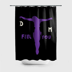 Шторка для душа Depeche Mode - I Feel You силуэт, цвет: 3D-принт