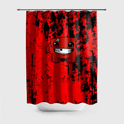 Шторка для ванной Super Meat Boy краски
