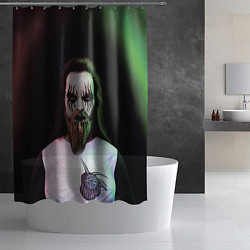 Шторка для душа Death 2 A666 by Apkx, цвет: 3D-принт — фото 2