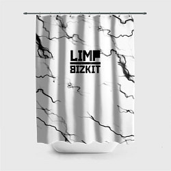 Шторка для душа Limp bizkit storm black, цвет: 3D-принт