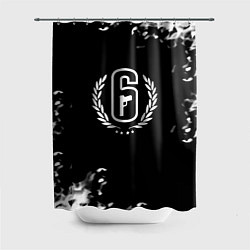 Шторка для ванной Rainbow six шутер гейм