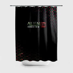 Шторка для ванной Alien Shooter космос тема