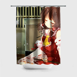 Шторка для душа Touhou Project Рейму sleep, цвет: 3D-принт