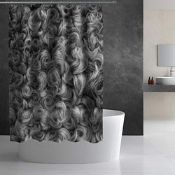 Шторка для душа Кудрявая шерсть баранов, цвет: 3D-принт — фото 2