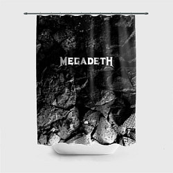 Шторка для ванной Megadeth black graphite