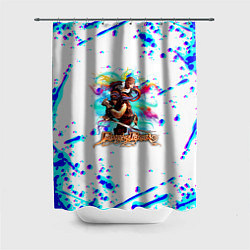 Шторка для ванной Prince of Persia краски брызги
