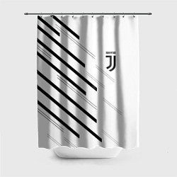 Шторка для душа Juventus sport geometry, цвет: 3D-принт