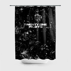 Шторка для ванной Twenty One Pilots black ice