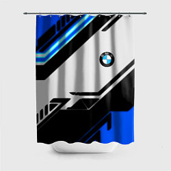 Шторка для ванной BMW спортивная геометрия