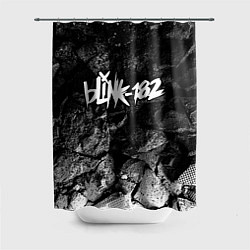Шторка для душа Blink 182 black graphite, цвет: 3D-принт