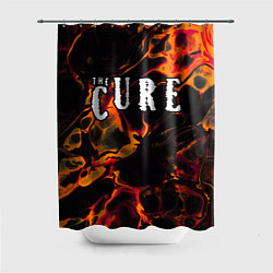 Шторка для ванной The Cure red lava