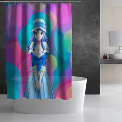 Шторка для душа Джувия Локсар из Фейри тейл, цвет: 3D-принт — фото 2
