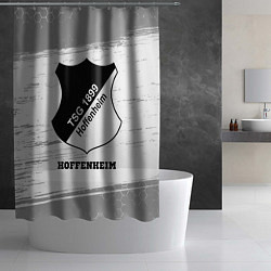 Шторка для душа Hoffenheim sport на светлом фоне, цвет: 3D-принт — фото 2