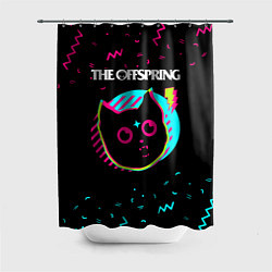 Шторка для душа The Offspring - rock star cat, цвет: 3D-принт