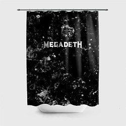 Шторка для ванной Megadeth black ice