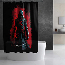 Шторка для душа Assassins creed выход из темноты, цвет: 3D-принт — фото 2