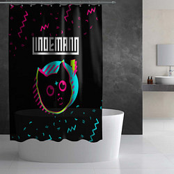 Шторка для душа Lindemann - rock star cat, цвет: 3D-принт — фото 2