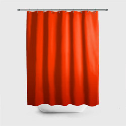 Шторка для душа Пылкий красно-оранжевый градиент, цвет: 3D-принт