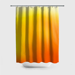 Шторка для душа Яркий оранж, цвет: 3D-принт
