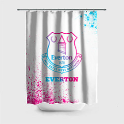 Шторка для ванной Everton neon gradient style