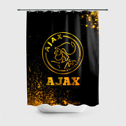 Шторка для ванной Ajax - gold gradient