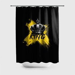 Шторка для душа Корона Кинга, цвет: 3D-принт