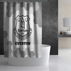 Шторка для душа Everton sport на светлом фоне, цвет: 3D-принт — фото 2