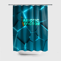 Шторка для ванной Abiotic Factor logo neon